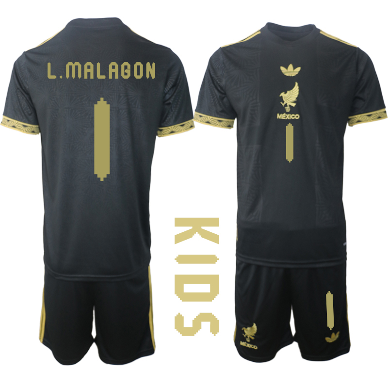 Youth 2025-2026 National Team Season Mexico Black 1 Soccer Jersey